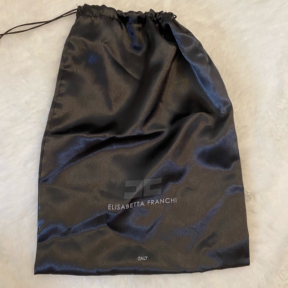 ELISABETTA FRANCHISE suede crystal embellished - Picture 4 of 4